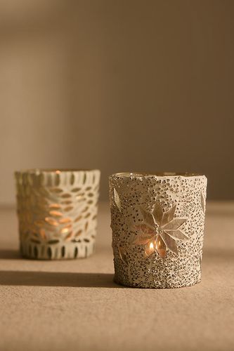 Porte-bougie chauffe-plat en verre Myr, ensemble de 2 chez - Anthropologie - Modalova