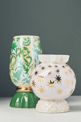 Vase en céramique Breena en Green taille: L chez - Anthropologie - Modalova