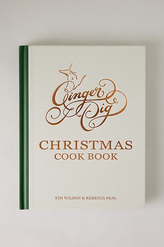 Livre de cuisine de Noël Ginger Pig en White chez - Anthropologie - Modalova