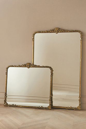 Le Miroir Mila Vintage en Gold taille: L chez - Anthropologie - Modalova