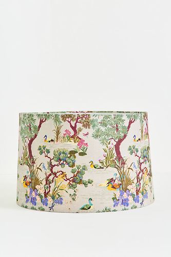 Abat-jour en tissu imprimé en Green taille: 16" chez - Anthropologie - Modalova
