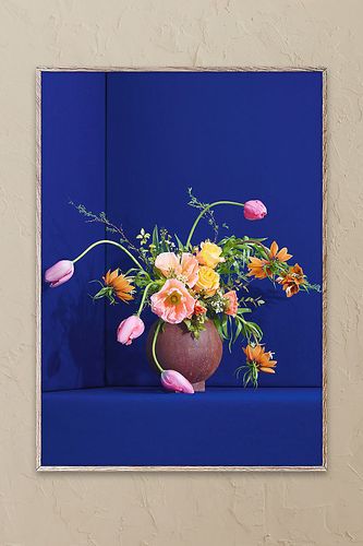 Affiche murale Blomst 01 en Blue taille: L chez Anthropologie - Paper Collective - Modalova
