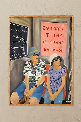 Tout Ira Bien Impression Artistique Murale chez Anthropologie - Paper Collective - Modalova