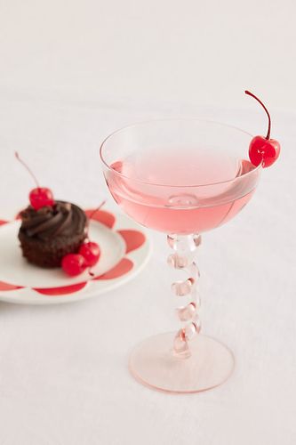 Verre coupé spirale &, ensemble de 2 en Pink chez Anthropologie - Klevering - Modalova