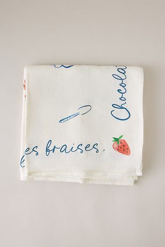 Nappe en lin illustrée en Blue chez Anthropologie - Dinette - Modalova