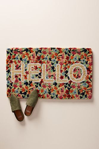 Paillassonu00a0Floral Greeting en Red taille: S chez - Anthropologie - Modalova