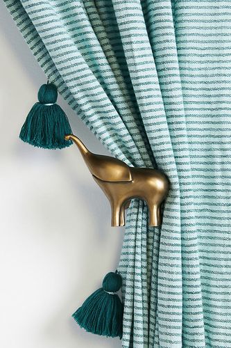 Embrasse de rideau éléphant Jai en chez - Anthropologie - Modalova