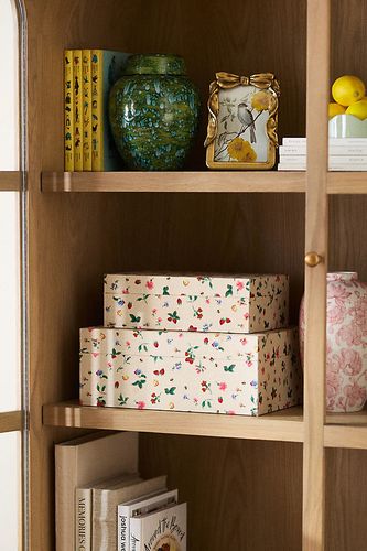 Boîtes recouvertes de tissu Judarn, ensemble de 2 en taille: S chez - Anthropologie - Modalova