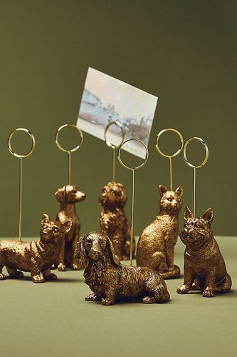 Porte-photo d'icône d'animal: Édition chien en Gold chez - Anthropologie - Modalova