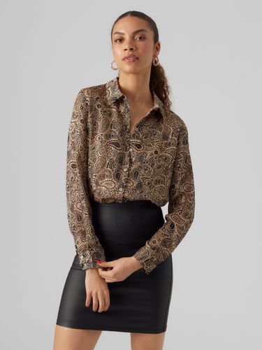 Chemise En Simili-cuir - Vero Moda - Modalova