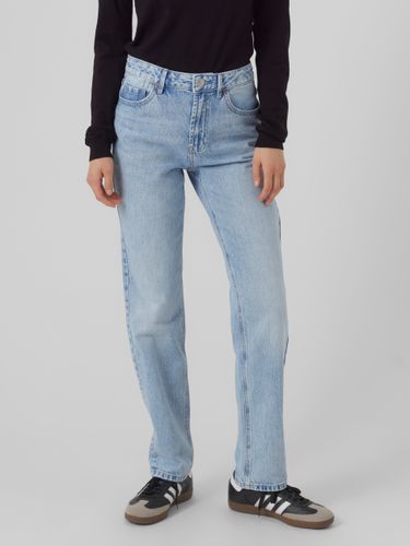 Vmhailey Taille Haute Straight Fit Jeans - Vero Moda - Modalova