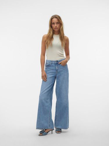 Vmannet Taille Moyenne Wide Fit Jeans - Vero Moda - Modalova