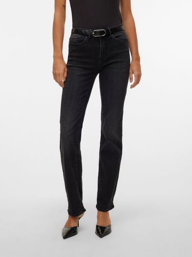 Vmflash Taille Moyenne Straight Fit Jeans - Vero Moda - Modalova