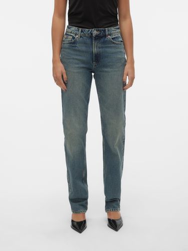 Vmhailey Taille Haute Straight Fit Jeans - Vero Moda - Modalova