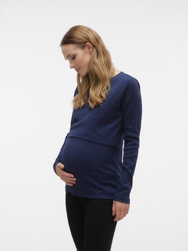 Tops Regular Fit Col En U Manches Fines Et Ajustées - MAMA.LICIOUS - Modalova