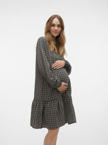 Robe Courte Regular Fit Col Rond - MAMA.LICIOUS - Modalova