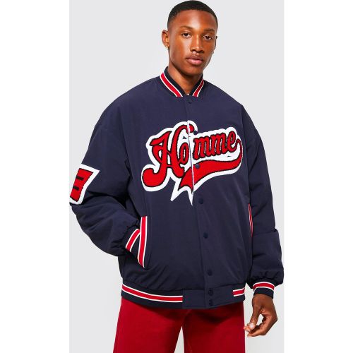 Veste universitaire en nylon - Boohooman - Modalova