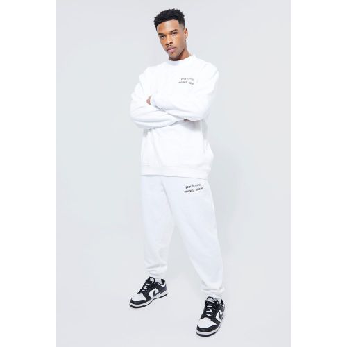 Survêtement oversize imprimé - Boohooman - Modalova