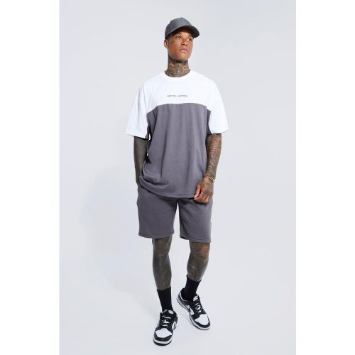 Ensemble oversize avec t-shirt et short - Boohooman - Modalova