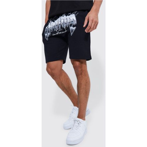 Short imprimé en jersey - Boohooman - Modalova