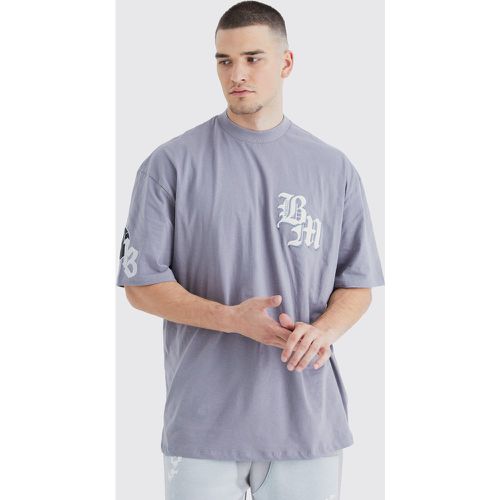Tall - T-shirt oversize imprimé - Boohooman - Modalova