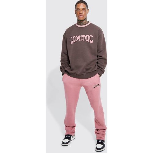 Survêtement oversize côtelé - Boohooman - Modalova