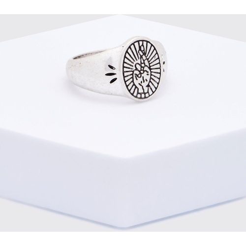 Chevalière doigts croisés - - S/M - Boohooman - Modalova