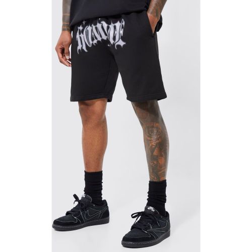 Short large en jersey - Boohooman - Modalova