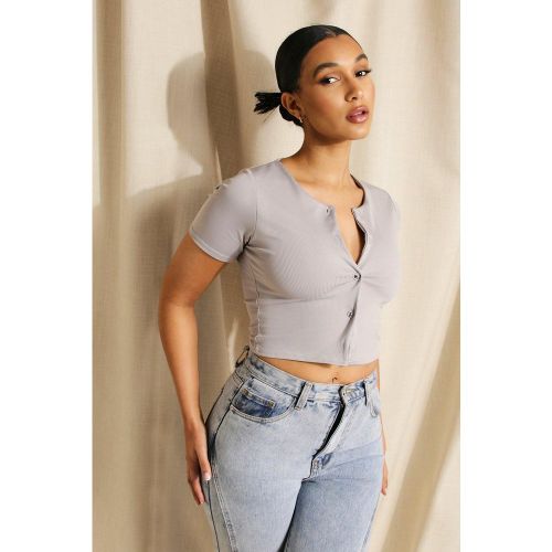 Top Boutonné Basique - boohoo - Modalova