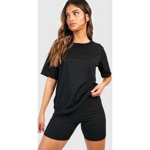 Ensemble Avec T-Shirt Oversize Et Short Cycliste - boohoo - Modalova