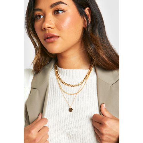 Collier À Chaînes Superposées - boohoo - Modalova