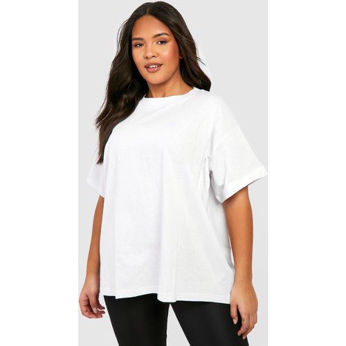 Grande Taille - T-Shirt Oversize Basique À Col Rond - boohoo - Modalova