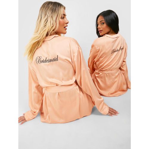 Pyjama Demoiselle D'Honneur Premium Satiné - boohoo - Modalova