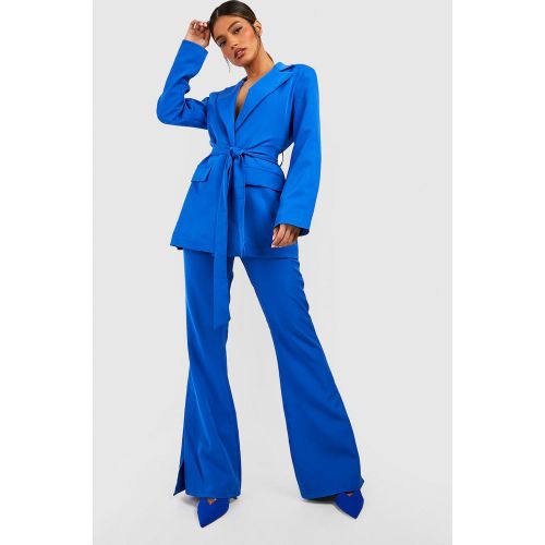 Pantalon Flare Fendu - boohoo - Modalova