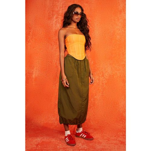 Jupe Mi-Longue Cargo - boohoo - Modalova