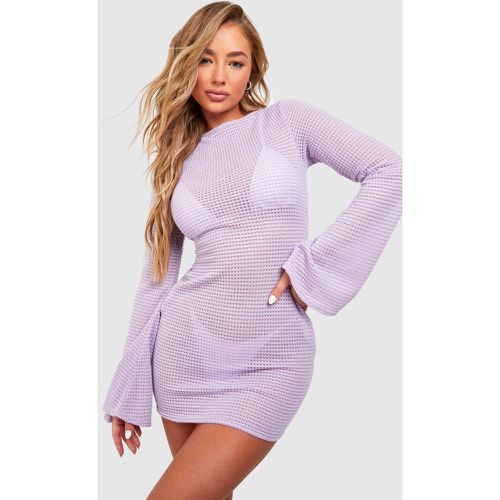 Robe De Plage Courte En Crochet - boohoo - Modalova