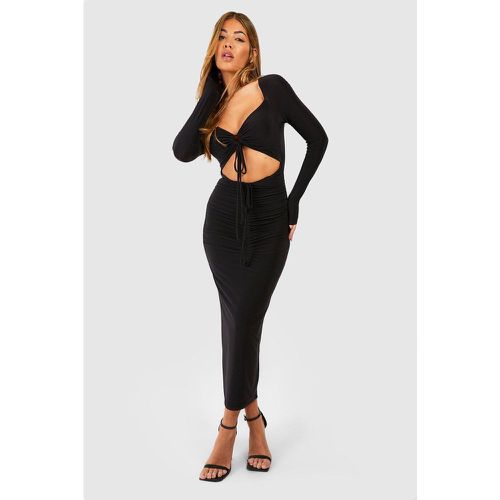 Robe Longue Moulante À Découpe - boohoo - Modalova