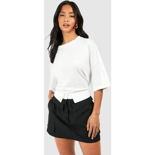 Petite" - Mini-Jupe De Tailleur - boohoo - Modalova