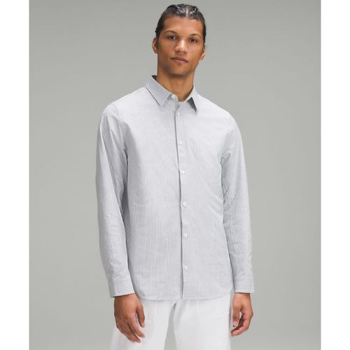 – Chemise à manches longues New Venture coupe classiques – Blanc/Gris/É – Taille XS - lululemon - Modalova