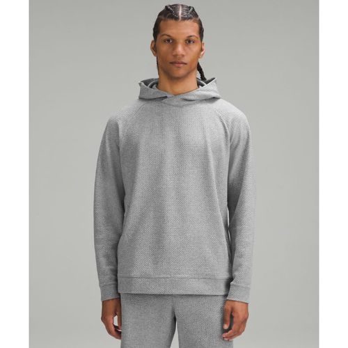 – Sweat à capuche en double maille texturés – Gris/Noir – Taille L - lululemon - Modalova