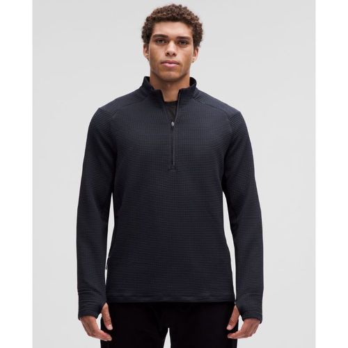 – Haut demi-zippé à maille gaufrées – Noir – Taille XL - lululemon - Modalova