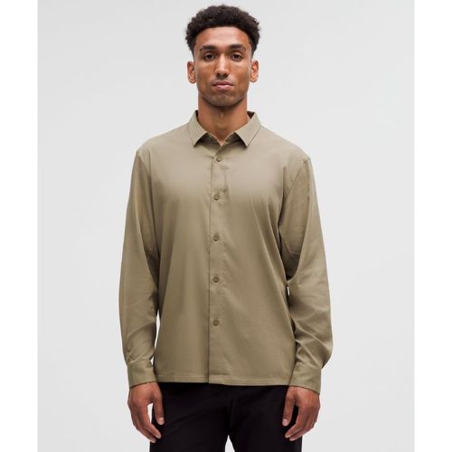 – Chemise manches longues boutonnée coupe décontractées – Brun – Taille L - lululemon - Modalova