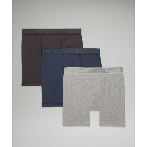 – Boxer Always In Motion Lot de 3s – 13 cm – Noir/Gris/Bleu – Taille L - lululemon - Modalova