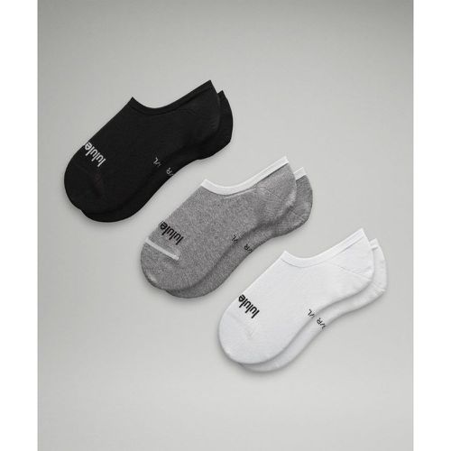 – Chaussettes invisibles Daily Stride Comfort Lot de 5s – Noir/Gris/Blanc – Taille L - lululemon - Modalova