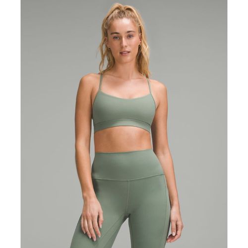 – Soutien-gorge Flow Y Nulu Maintien léger, bonnets A à Cs – Gris/Pastel – Taille 10 - lululemon - Modalova