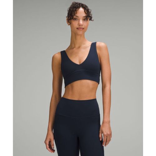 – Soutien-gorge Align encolure en V Maintien léger, bonnets A et Bs – Bleu – Taille 10 - lululemon - Modalova