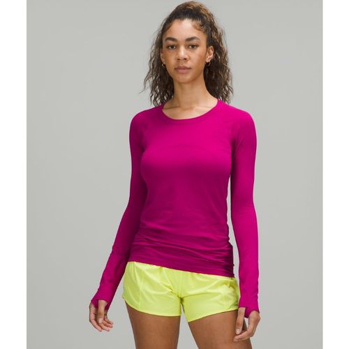 – Haut manches longues Swiftly Tech 2.0 Longueur hanches – Violet – Taille 10 - lululemon - Modalova