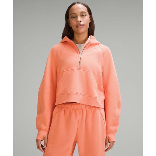 – Sweat à capuche Scuba Oversized demi-zippés – Orange – Taille XL/2XL - lululemon - Modalova