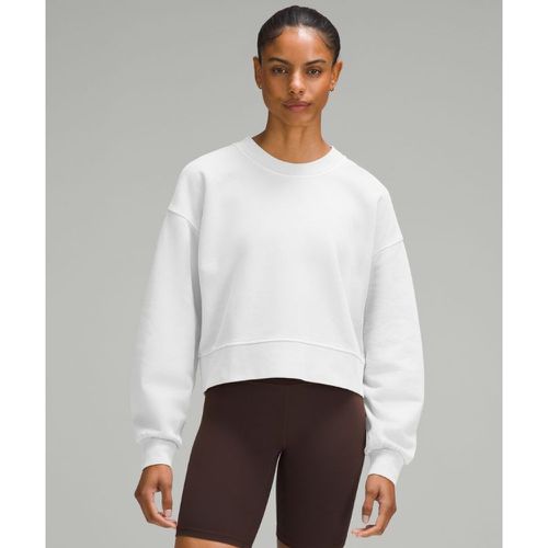 – Sweat court Perfectly Oversized à col rond French Terrys – Taille 14 - lululemon - Modalova