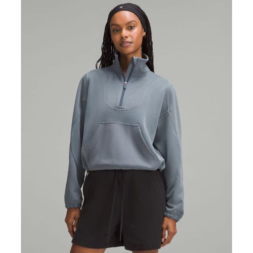 – Haut demi-zippé brossés – Gris – Taille 4 - lululemon - Modalova